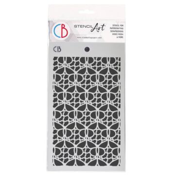 Ciao Bella Texture Stencil, Butterflies Pattern