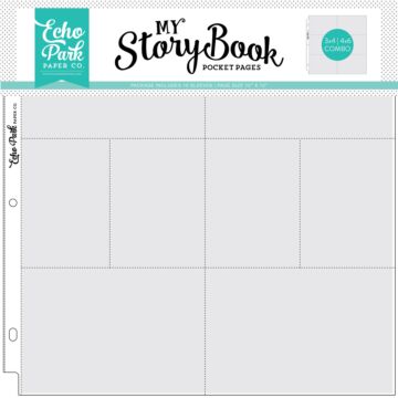 Echo Park 4X6/3X4 POCKETS - 12X12 POCKET PAGE 10 SHEET PACK
