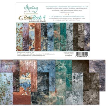 Mintay - 6"x8" Basics Book - Backgrounds - Grunge
