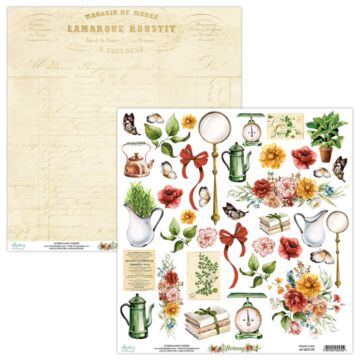 Mintay 12 X 12 ELEMENTS PAPER - BOTANY