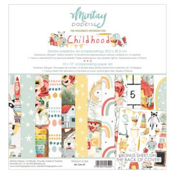 Mintay - 12x12 Paper Set - Childhood *Discontinued*