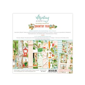 Mintay - 6 X 6 PAPER PAD - COUNTRY FAIR *Discontinued*