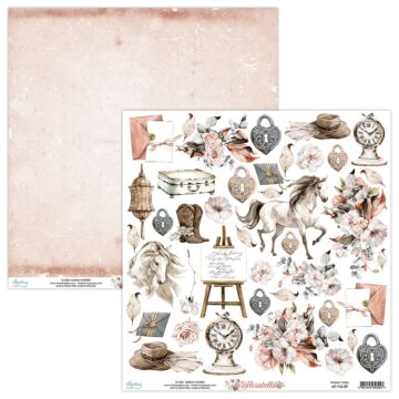 MINTAY 12 X 12 PAPER ELEMENTS - FLORABELLA
