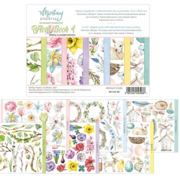 Mintay - 6 X 8 FLORA BOOK 4 - ELEMENTS FOR PRECISE CUTTING