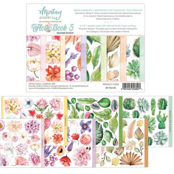 Mintay - 6 X 8 FLORA BOOK 5 - ELEMENTS FOR PRECISE CUTTING