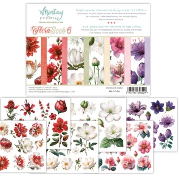 Mintay 6 X 8 BOOK - ELEMENTS FOR PRECISE CUTTING - FLORA 6