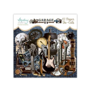 Mintay PAPER DIE-CUTS - GARAGE, 60 PCS