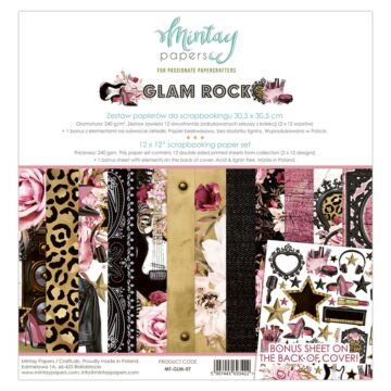 Mintay - 12x12 Paper Set - Glam Rock *Discontinued*