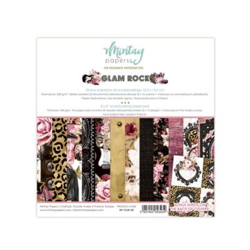 Mintay - 6 X 6 PAPER PAD - GLAM ROCK *Discontinued*