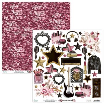 Mintay - 12 X 12 ELEMENTS PAPER - GLAM ROCK