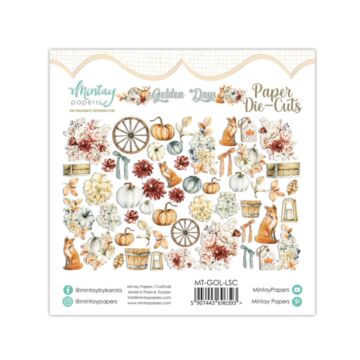 Mintay - PAPER DIE-CUTS - GOLDEN DAYS, 55 PCS