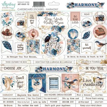 Mintay - 12 X 12 CARDBOARD STICKERS - HARMONY