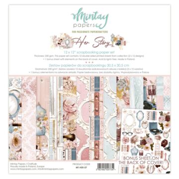 Mintay 12 X 12 PAPER SET - HER STORY