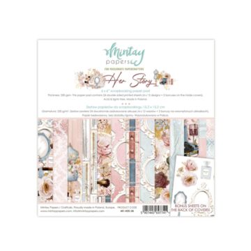Mintay 6 X 6 PAPER PAD - HER STORY