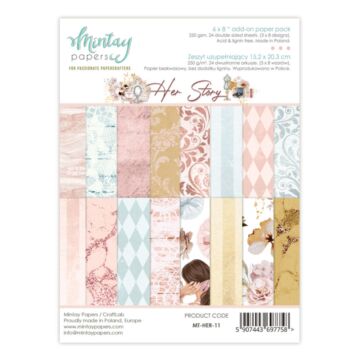 Mintay 6 X 8 ADD-ON PAPER PAD - HER STORY