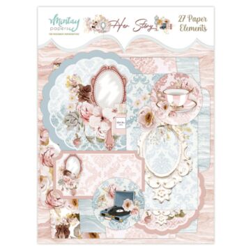 Mintay PAPER ELEMENTS - HER STORY, 27 PCS