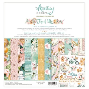 Mintay - 12 X 12 PAPER SET - JOY OF LIFE