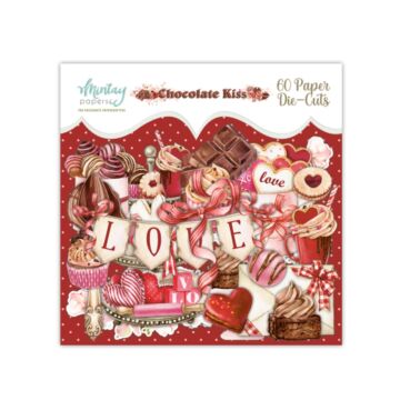 Mintay PAPER DIE-CUTS - CHOCOLATE KISS, 60 PCS