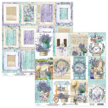 Mintay 12 X 12 PAPER - LAVENDER FARM 06