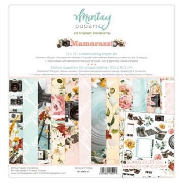 Mintay - 12 X 12 PAPER SET - MAMARAZZI