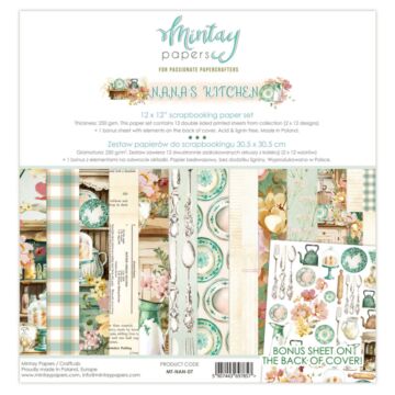 Mintay 12 X 12 PAPER SET - NANA'S KITCHEN