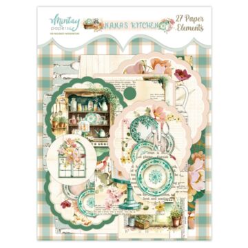 Mintay PAPER ELEMENTS - NANA'S KITCHEN, 27 PCS
