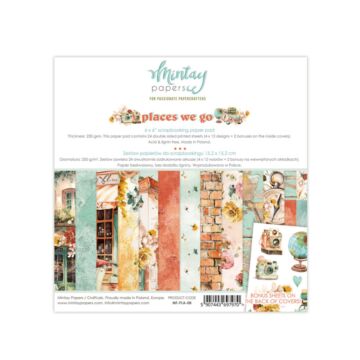 Mintay 6 X 6 PAPER PAD - PLACES WE GO