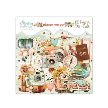 Mintay PAPER DIE-CUTS - PLACES WE GO, 60 PCS