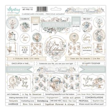 Mintay - 12 X 12 CARDBOARD STICKERS - HOMEMADE