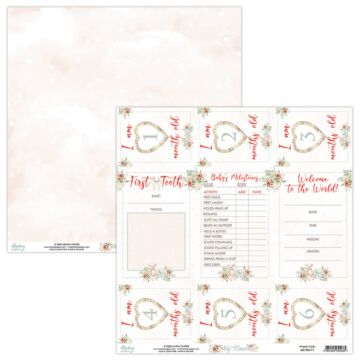 Mintay - 12 X 12 PAPER - BABY'S MILESTONES - TINY MIRACLE 11