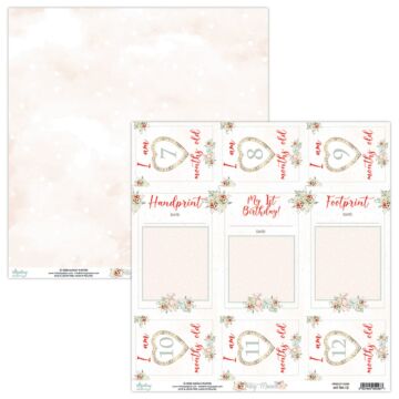 Mintay - 12 X 12 PAPER - TINY MIRACLE BABY MILESTONES 12