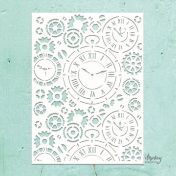 MINTAY KREATIVA - 6 X 8 STENCIL - CLOCKS