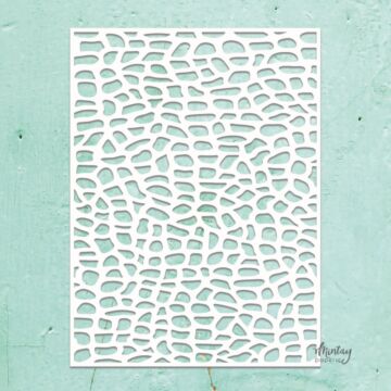 MINTAY KREATIVA - 6 X 8 STENCIL - STONE WALL