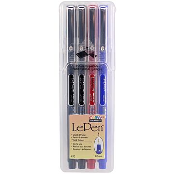 Marvy Uchida Le Pen Set, Basic (4pc)