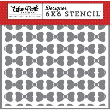 Echo Park Magic & Wonder: Perfect Bow 6x6 Stencil