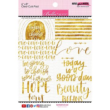 Bella BLVD Make your Mark 6x8 Clear Cuts Pad