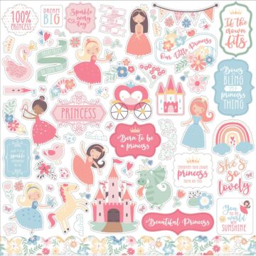 Echo Park Our Little Princess Element Sticker