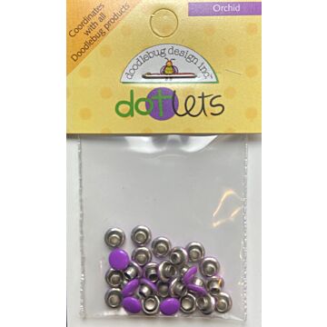 Doodlebug Dotlets 25pc-Orchid