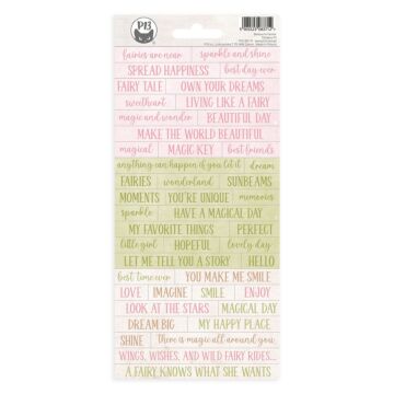 P13 Sticker Sheet, Believe in Fairies 01