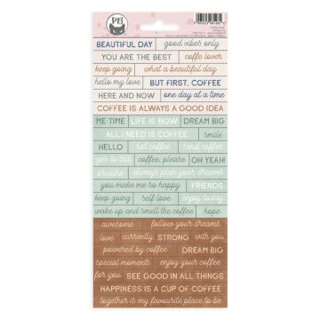 P13 Sticker Sheet, Coffee Break 01