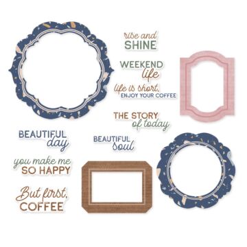 P13 Ephemera, Frames & Words - Coffee Break (12pc)