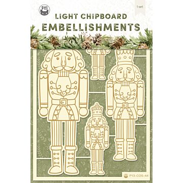 P13 Chipboard Embellishments, Cosy Winter 01