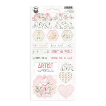 P13 Chipboard Sticker Sheet, Let Your Creativity Bloom 03