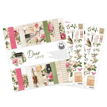 P13 12X12 Paper Pad, Dear Love