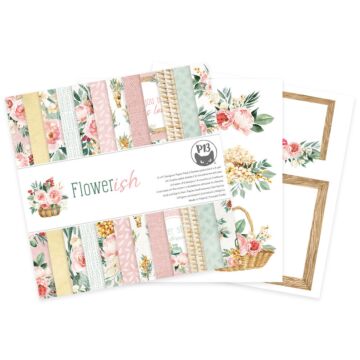 P13 6X6 Paper Pad, Flowerish
