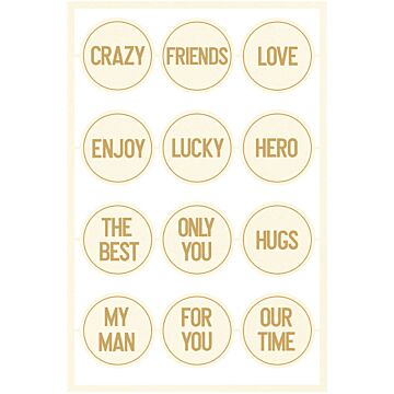 P13 Chipboard Embellishments, Free Spirit 06 (12pcs)