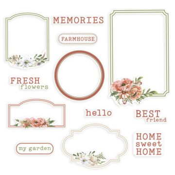 P13 Ephemera, Frames & Words - Farm Sweet Farm