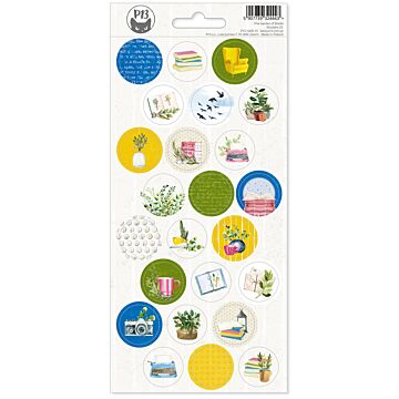 P13 Sticker Sheet, The Garden of Books 03