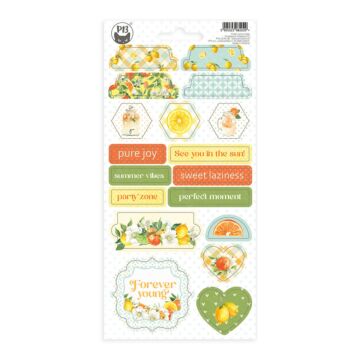 P13 Chipboard Sticker Sheet, Fresh Lemonade 03