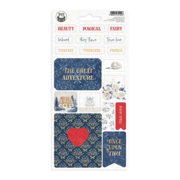 P13 Chipboard Sticker Sheet, Once Upon a Time 01